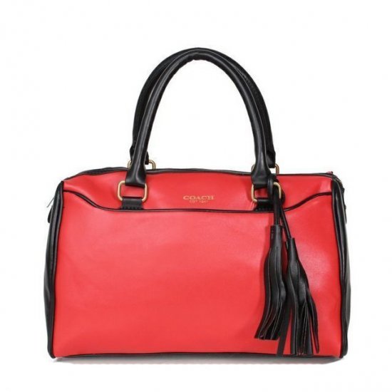 Coach Legacy Haley Medium Red Satchels AET | Women - Click Image to Close